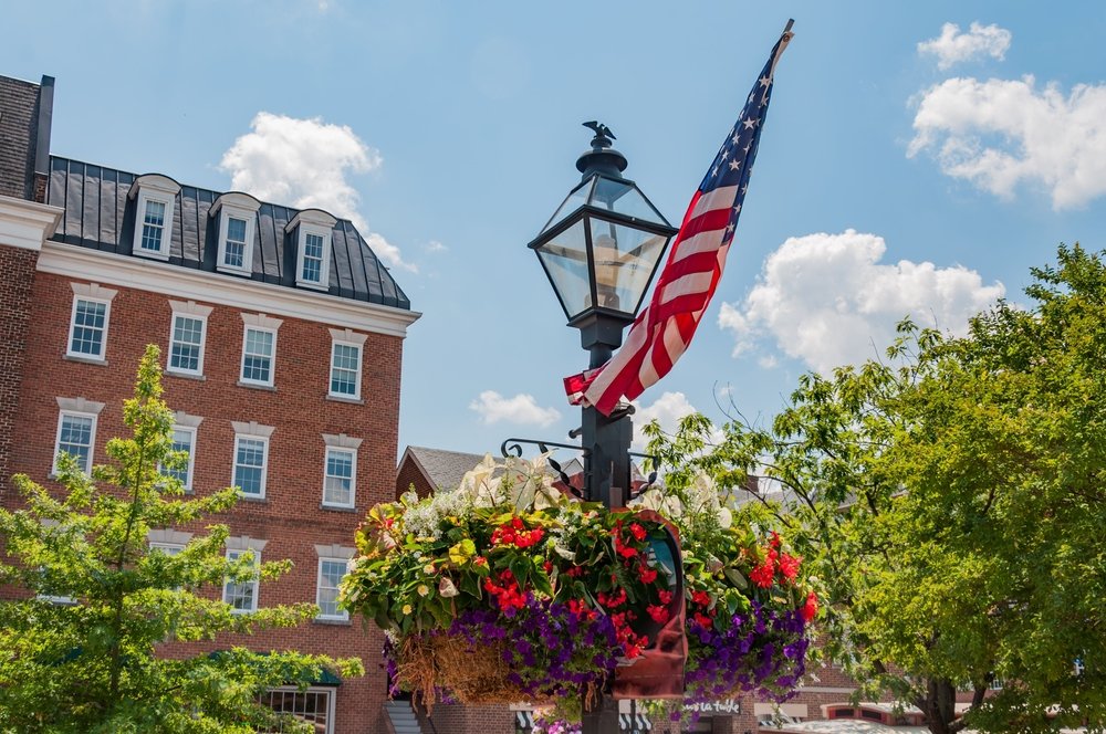 Old town Alexandria, Virginia lamp post
